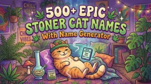 Epic Stoner Cat Names With Name Generator