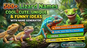 Lizard Names: Cool, Cute, Unique & Funny Ideas With Name Generator