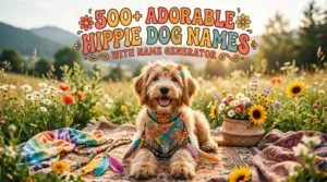 Adorable Hippie Dog Names With Name Generator