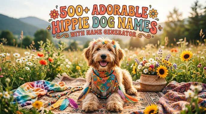 Adorable Hippie Dog Names With Name Generator