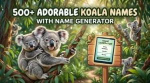 Adorable Koala Names With Name Generator