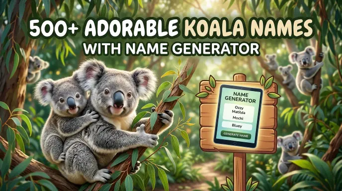 Adorable Koala Names With Name Generator