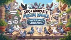 Adorable Pigeon Names With Name Generator