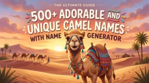 Adorable and Unique Camel Names With Name Generator