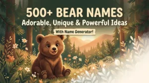 bear names adorable unique powerful ideas