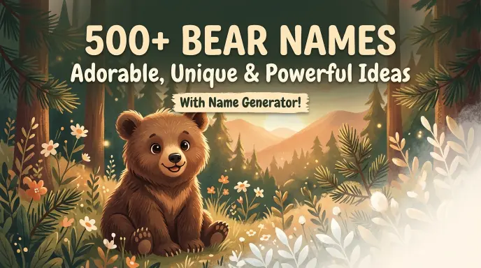 bear names adorable unique powerful ideas