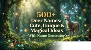 deer names cute unique magical ideas names