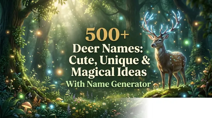deer names cute unique magical ideas names