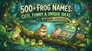 Frog Names: Cute, Funny & Unique Ideas With Name Generator