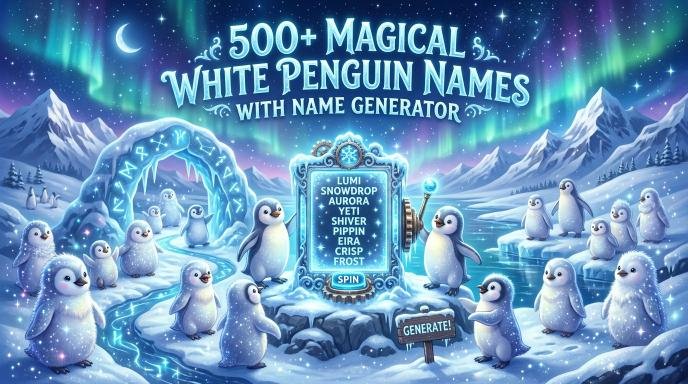 Magical White Penguin Names With Name Generator