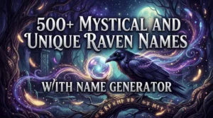 Mystical and Unique Raven Names With Name Generator