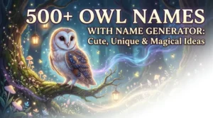 owl names name generator cute unique