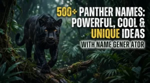 panther names powerful cool unique ideas name generator