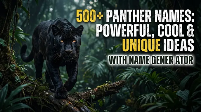 panther names powerful cool unique ideas name generator