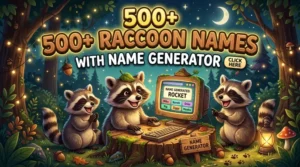 Raccoon Names With Name Generator