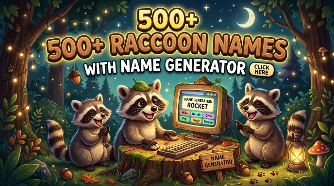 Raccoon Names With Name Generator