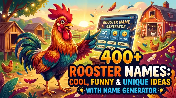 rooster names cool funny unique ideas name generator