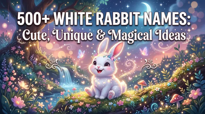 White Rabbit Names: Cute, Unique & Magical Ideas