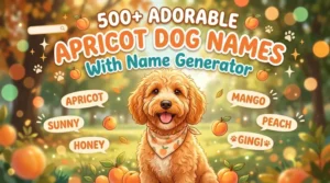 Adorable Apricot Dog Names With Name Generator