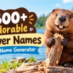 Adorable Beaver Names With Name Generator