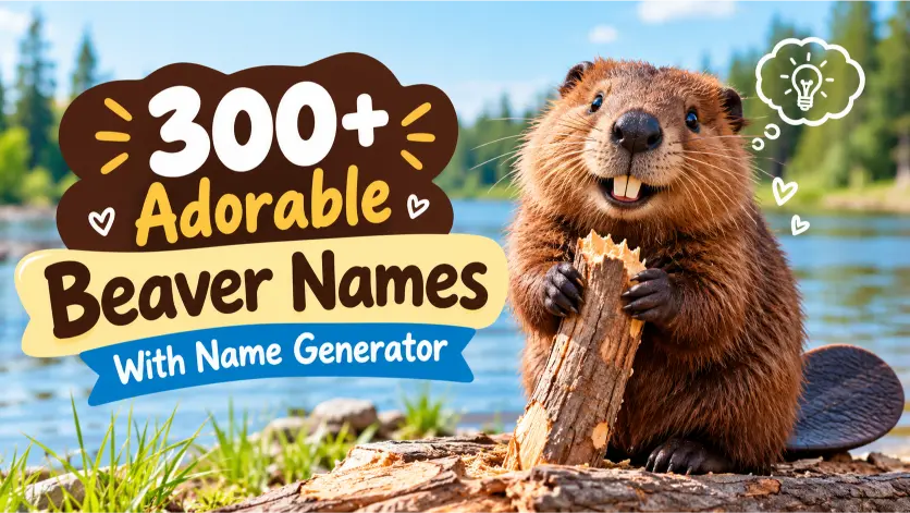 Adorable Beaver Names With Name Generator