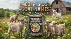 Adorable Goat Names With Name Generator
