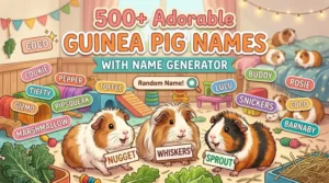 Adorable Guinea Pig Names With Name Generator