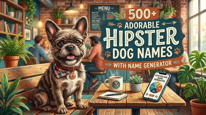 Adorable Hipster Dog Names With Name Generator