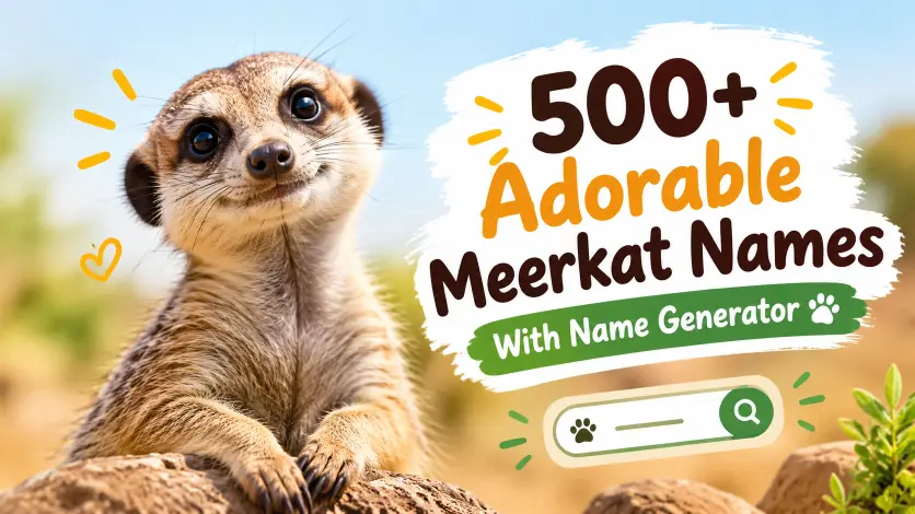 Adorable Meerkat Names With Name Generator