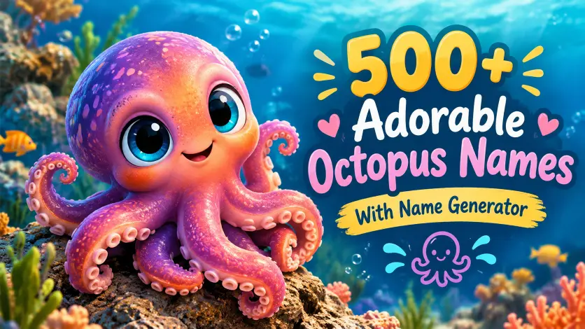 Adorable Octopus Names With Name Generator
