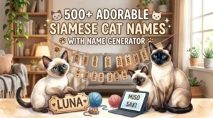 Adorable Siamese Cat Names With Name Generator