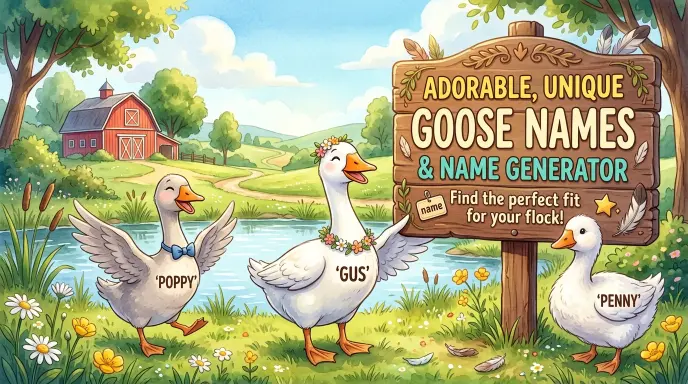 Adorable & Unique Goose Names With Name Generator