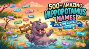 Amazing Hippopotamus Names With Name Generator