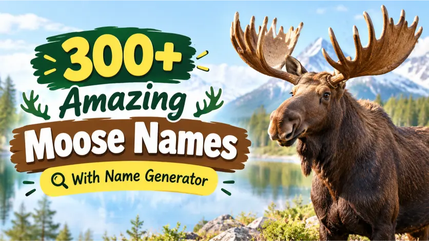 Amazing Moose Names With Name Generator