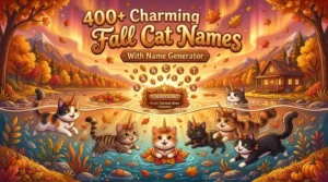 Charming Fall Cat Names With Name Generator