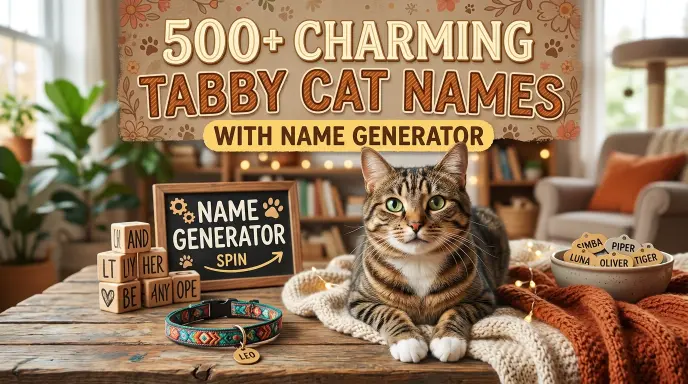 Charming Tabby Cat Names With Name Generator