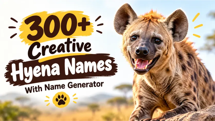 Creative Hyena Names With Name Generator