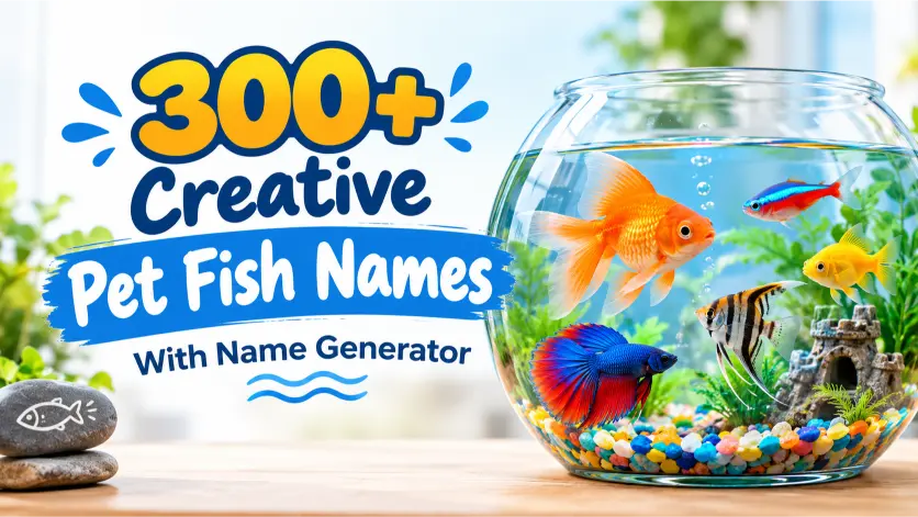 Creative Pet Fish Names With Name Generator
