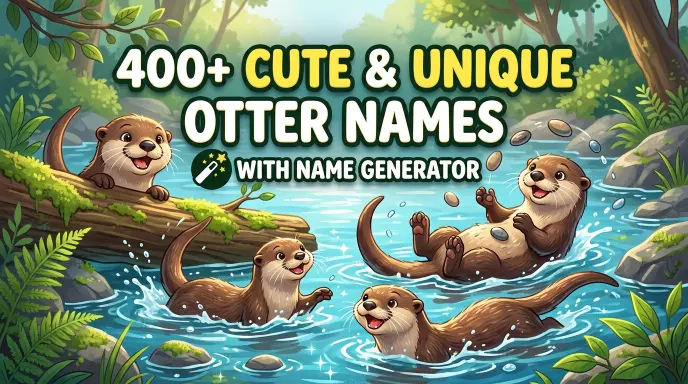 Cute and Unique Otter Names With Name Generator