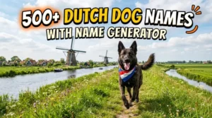 Dutch Dog Names With Name Generator