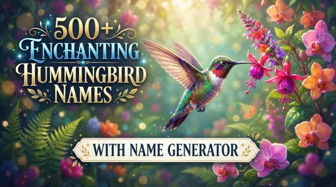 Enchanting Hummingbird Names With Name Generator
