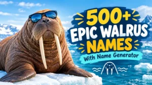 Epic Walrus Names With Name Generator