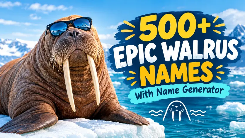 Epic Walrus Names With Name Generator