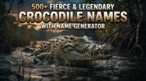 Fierce & Legendary Crocodile Names With Name Generator