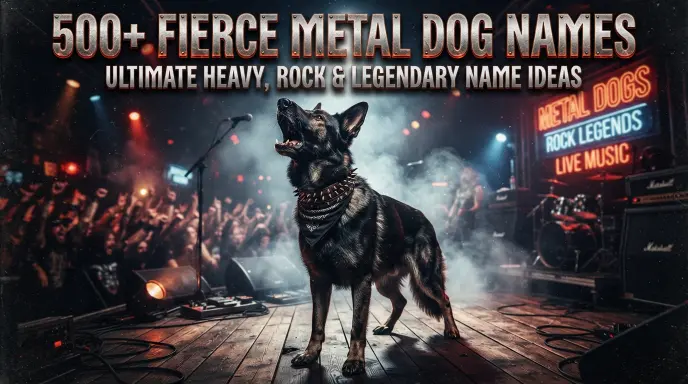 Fierce Metal Dog Names: Ultimate Heavy, Rock & Legendary Name Ideas
