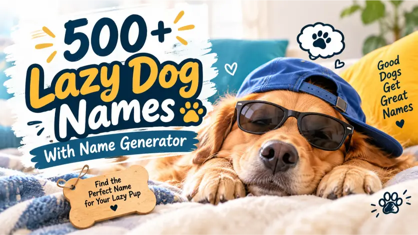 Lazy Dog Names With Name Generator