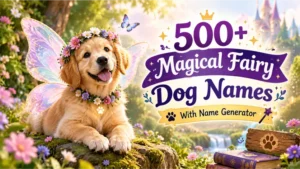 Magical Fairy Dog Names With Name Generator