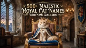 Majestic Royal Cat Names With Name Generator