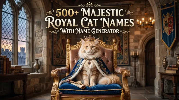 Majestic Royal Cat Names With Name Generator