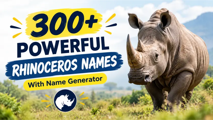 Powerful Rhinoceros Names With Name Generator